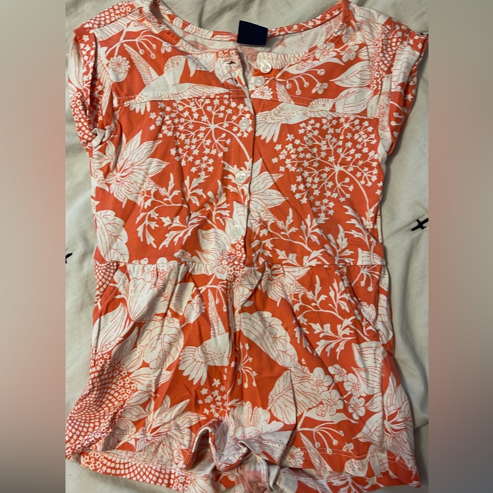 Girls tank top summer romper